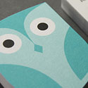 Cute Custom Die-Cut Business Card Design