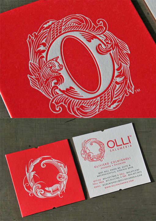 Beautiful Typography Business Card Design