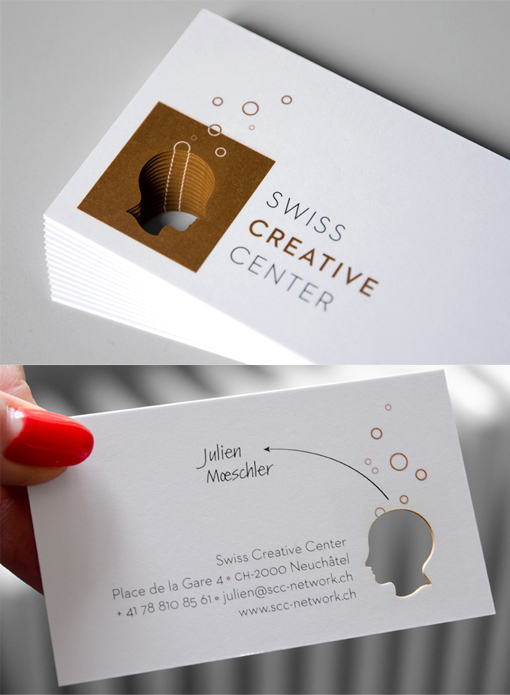 Creative Laser Cut Business Card Design