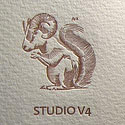 Beautifully Illustrated Antique Engraving Styled Letterpress Business Card