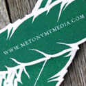 Die-Cut Feather Bookmark Business Card Design For A Copywriter