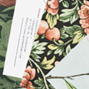 Pretty Vintage Wallpaper Inspired Business Cards For A Boutique Hotel