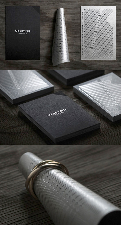 Clever Business Card Design For A Jeweller Doubles As A Ring Sizer