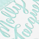 Beautiful Calligraphy And Typography On A Business Card For An Illustrator