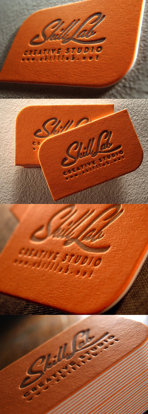 Expertly Printed Letterpress And Die Cut Business Cards