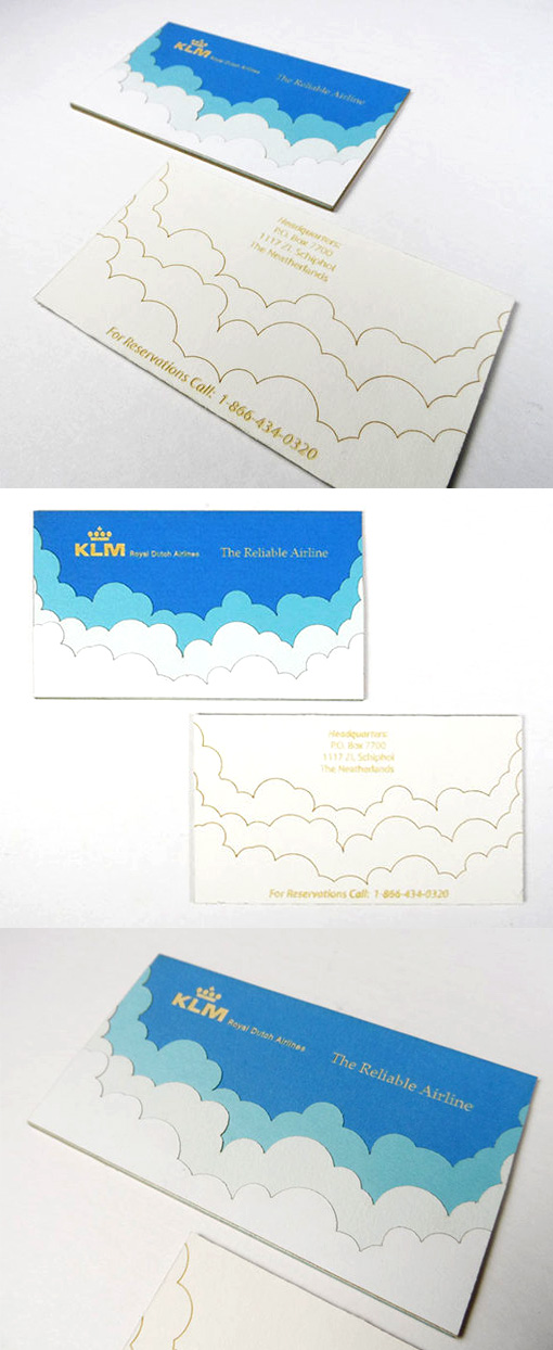Clever Layered Laser Cut Business Card Design