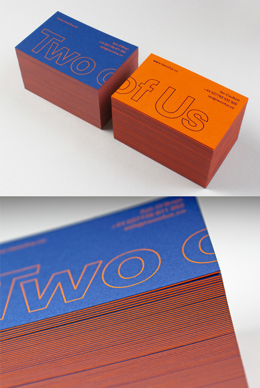 Clever Bold Business Card Design For A Design Studio