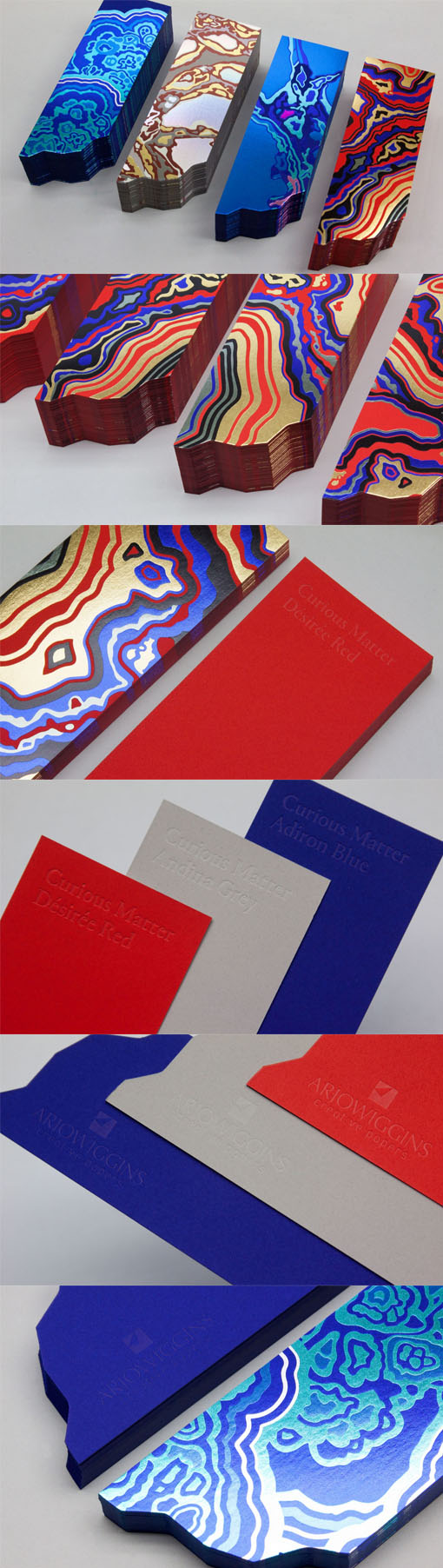 Incredible Foil Effects On A Letterpress And Die Cut Business Card