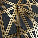 Sleek Black And Gold Foil Business Card Design