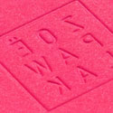 Striking Two Colour Letterpress Business Card For An Artist