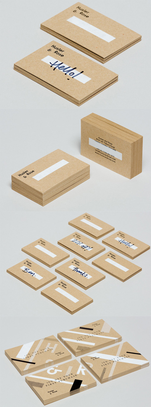 Versatile And Cost Effective Customisable Business Card Design For A Pop Up Store