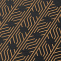 Sophisticated Black And Gold Patterned Business Card Design