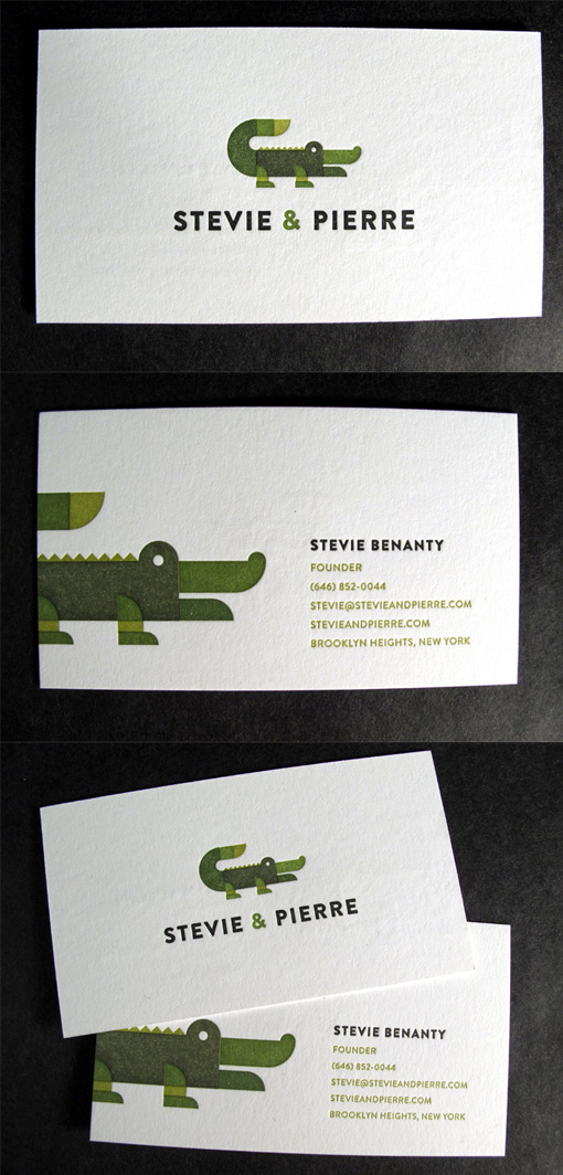 Quirky Letterpress Business Card Design For A Brand Agency