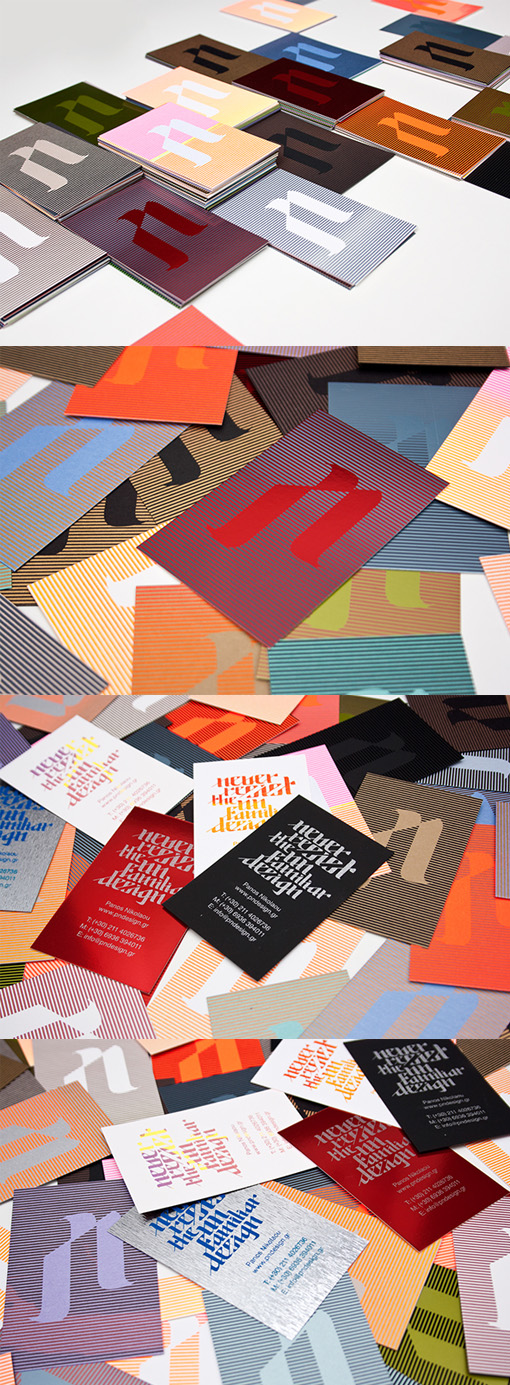 Stylish Screen Printed Business Cards In A Variety Of Colours And Finishes