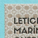 Beautiful Highly Patterned Letterpress Business Card Design