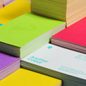 Striking Colour Block Business Cards For A Design Agency