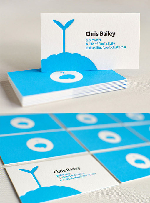 Fresh Silkscreen And Letterpress Business Card Design