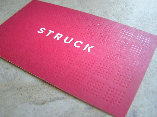 Struck Business Card
