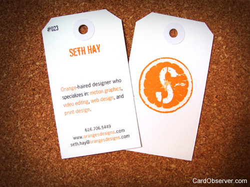 Custom Business Card Seth
