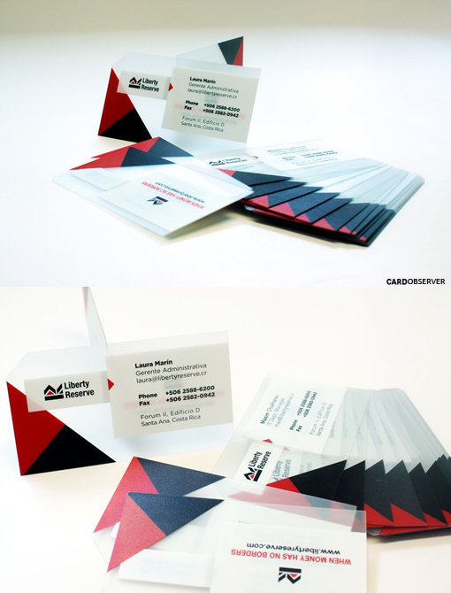 Transparent Business Cards