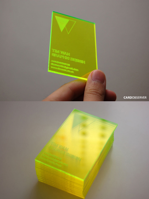 Laser Cut Business Card
