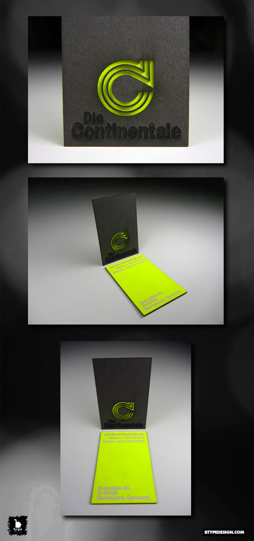 Bold Neon Card Design