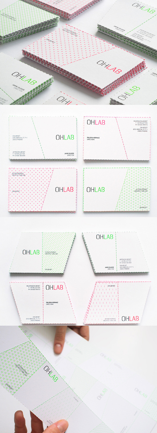 Perforated Business Cards