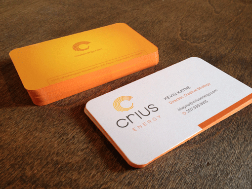 Cool Orange Business Cards